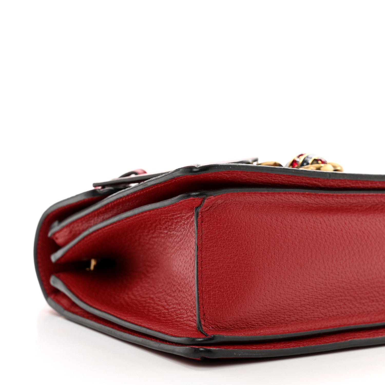 Gucci GG Supreme Monogram Small Queen Margaret Top Handle Bag Red 10 of 11