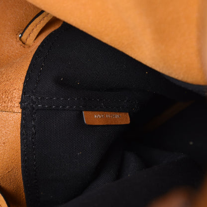 Burberry Suede Fringe Large Belgrove Bucket Bag Tan 7 of 16