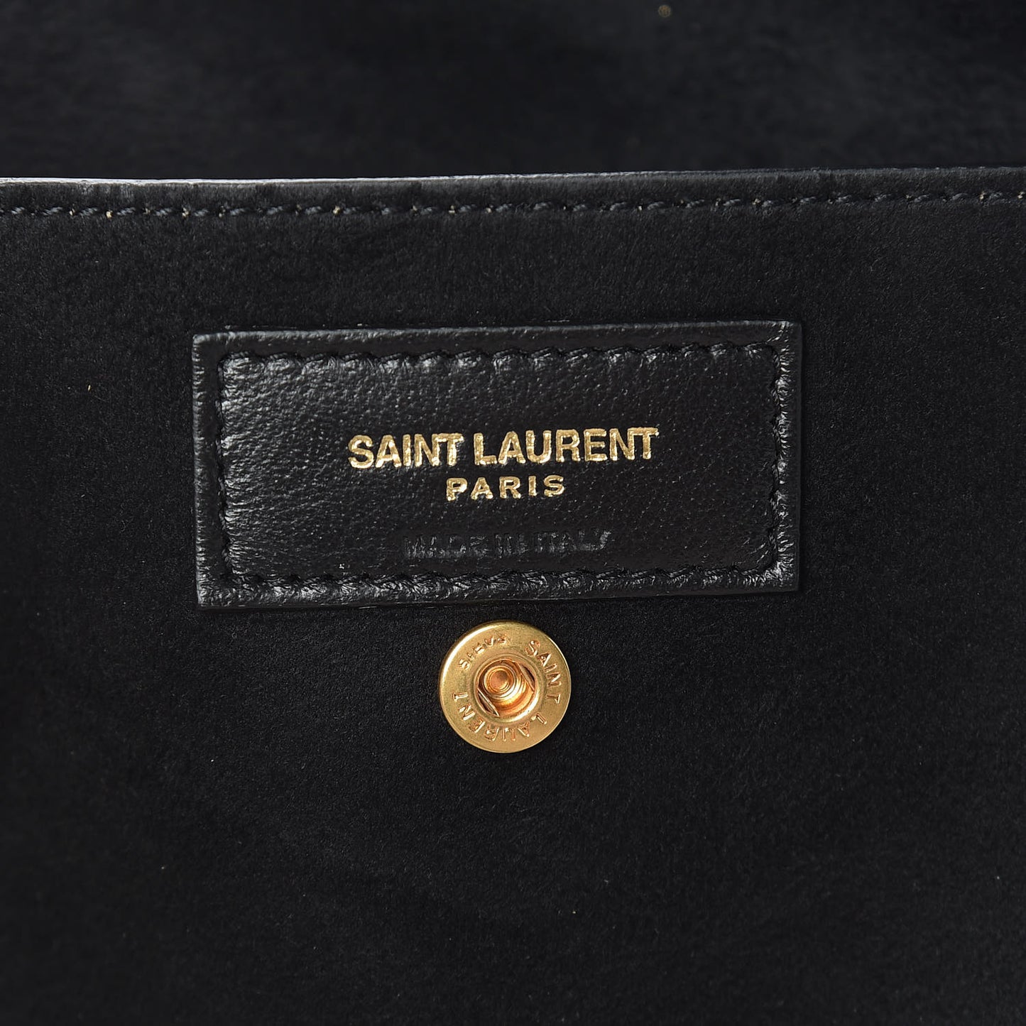 Lambskin Star Printed Teddy Drawstring Bag White