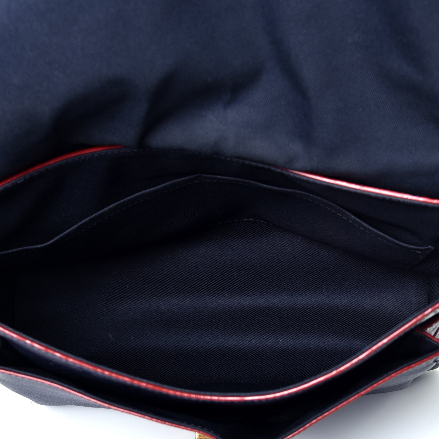 Empreinte Blanche MM Marine Rouge