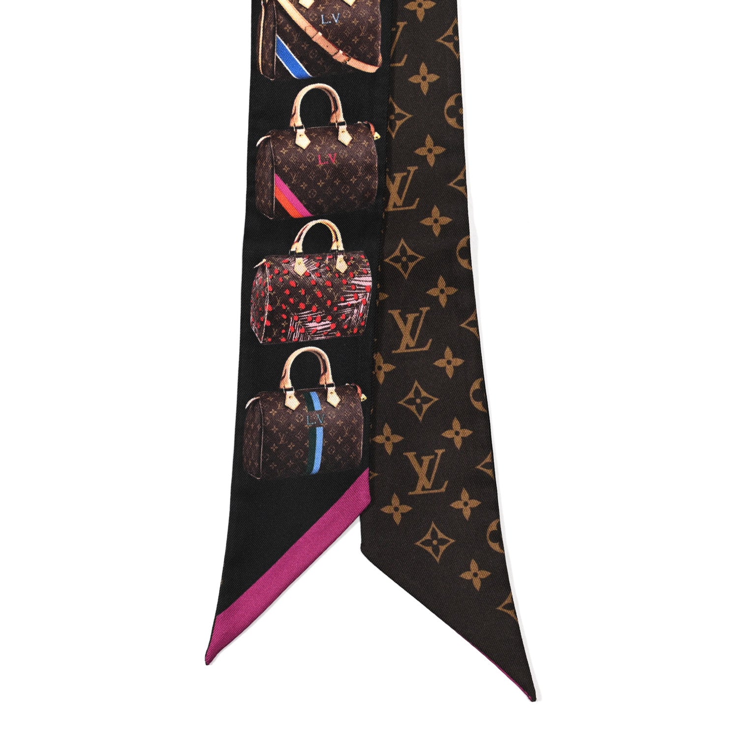 Louis Vuitton Silk Monogram Tribute to Speedy BB Bandeau 3 of 3