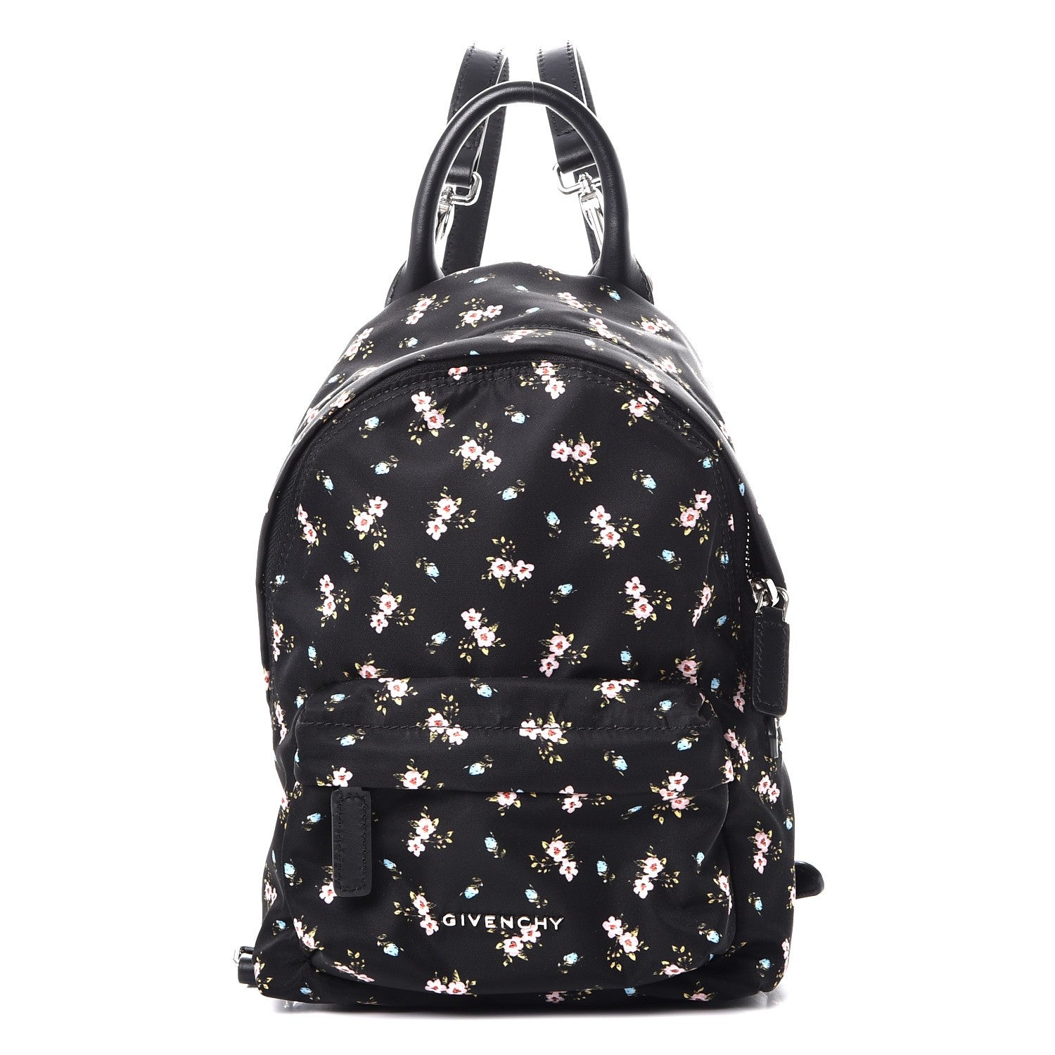 Givenchy Tech Twill Nylon Hibiscus Print Nano Backpack Multicolor 1 of 7