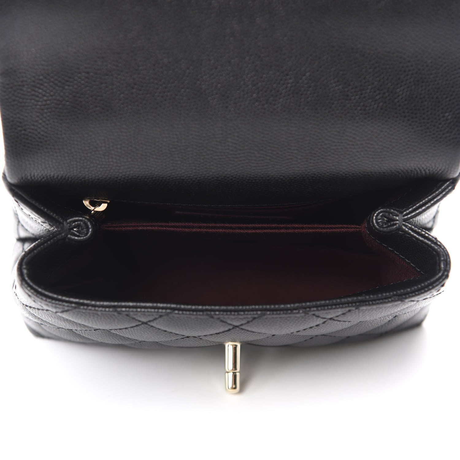 Chanel Caviar Quilted Extra Mini Coco Handle Flap Black 5 of 10
