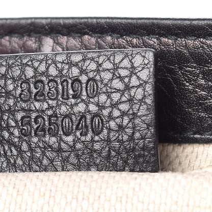 Gucci Pebbled Calfskin Small Soho Flap Crossbody Black 7 of 14