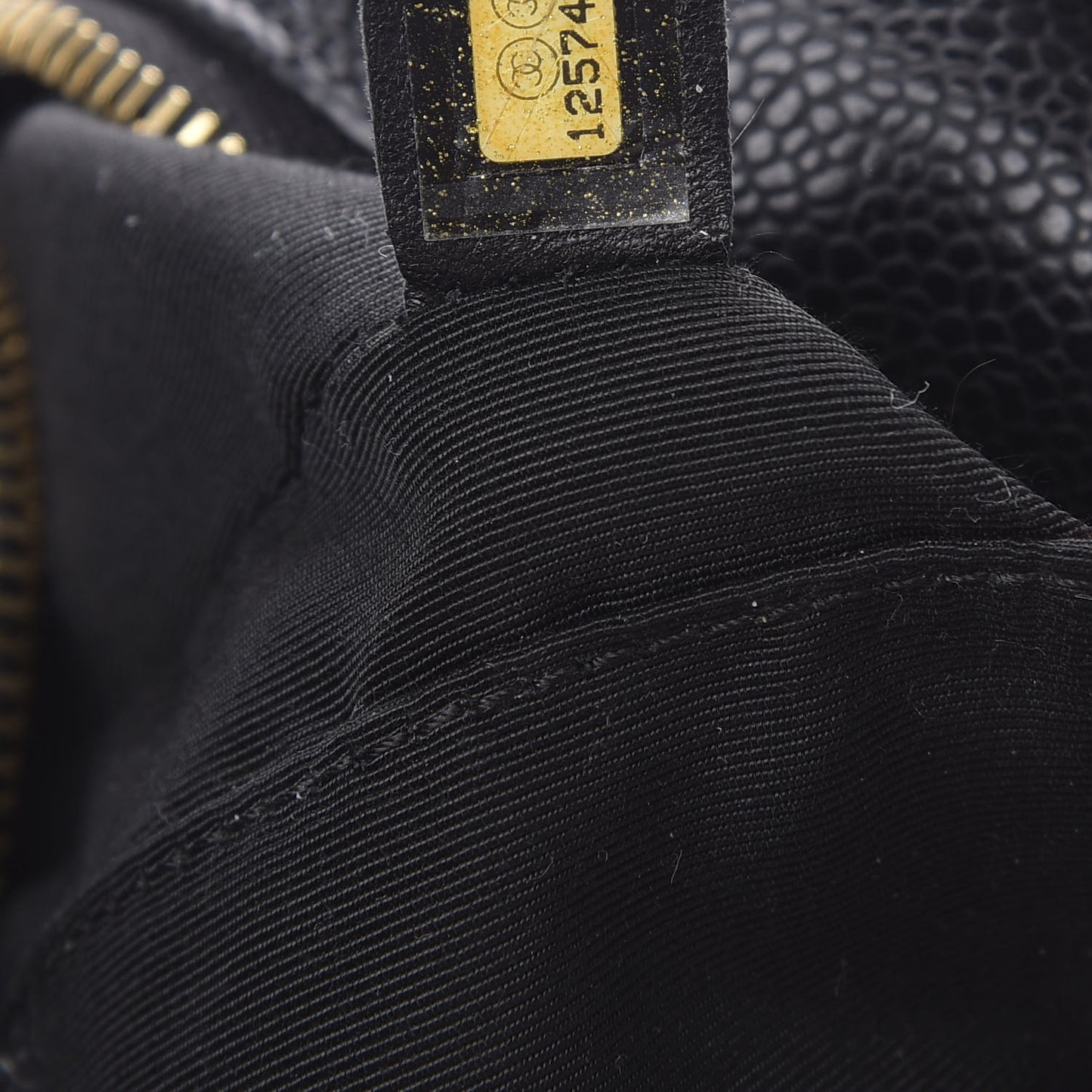 Caviar Quilted Petit Timeless Tote PTT Black