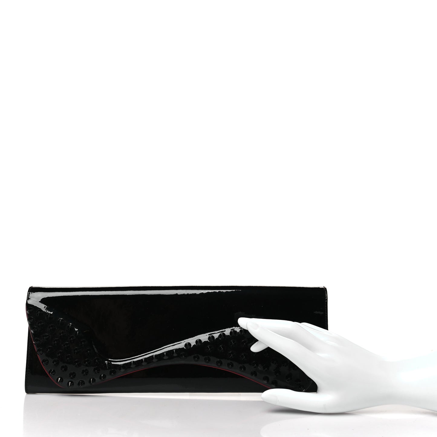 Patent Spikes Pigalle Clutch Black