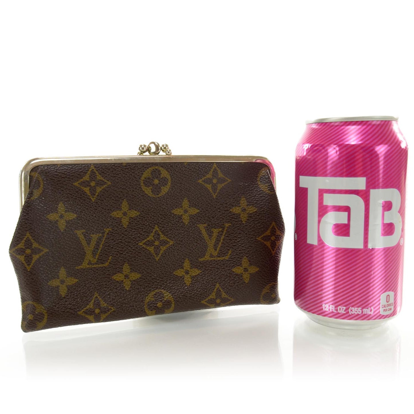 Monogram Kisslock Coin Purse