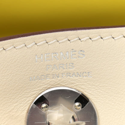 Hermes Swift Verso Mini Lindy 20 Nata Lime 6 of 10