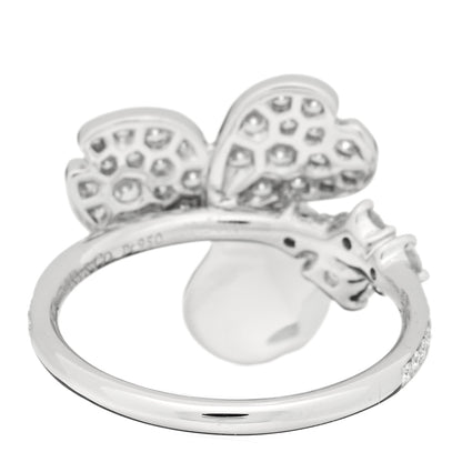 Tiffany Platinum Diamond Paper Flowers Mixed Cluster Ring 47 4 2 of 3