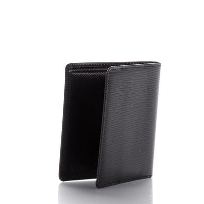 Louis Vuitton Epi Billfold Wallet 6 Credit Card Slots Black 3 of 8