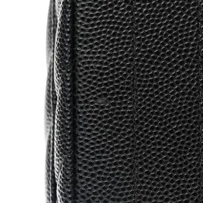 Chanel Caviar Chevron Quilted Mini Rectangular Flap Black 11 of 11