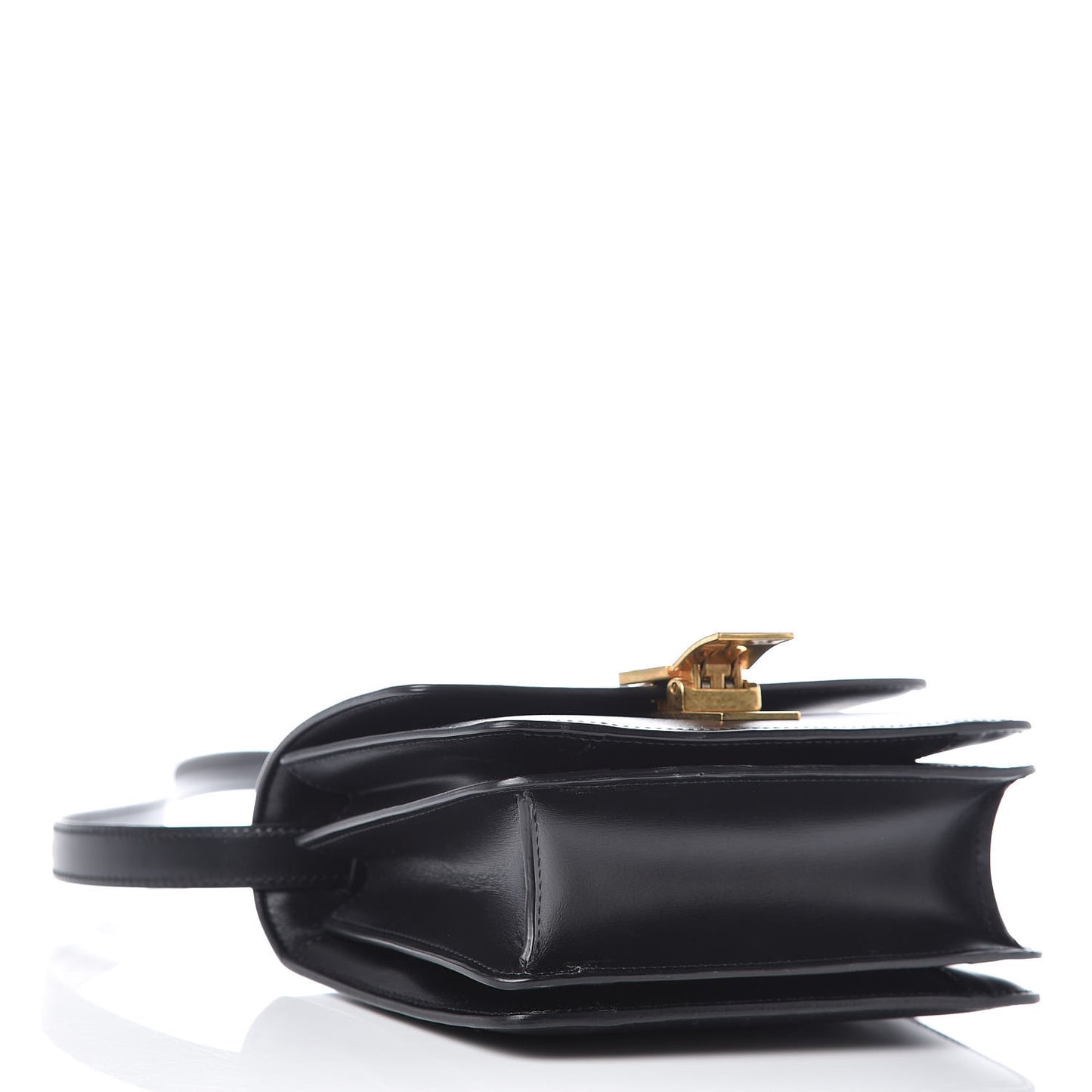 Box Calfskin Small Classic Box Flap Bag Black