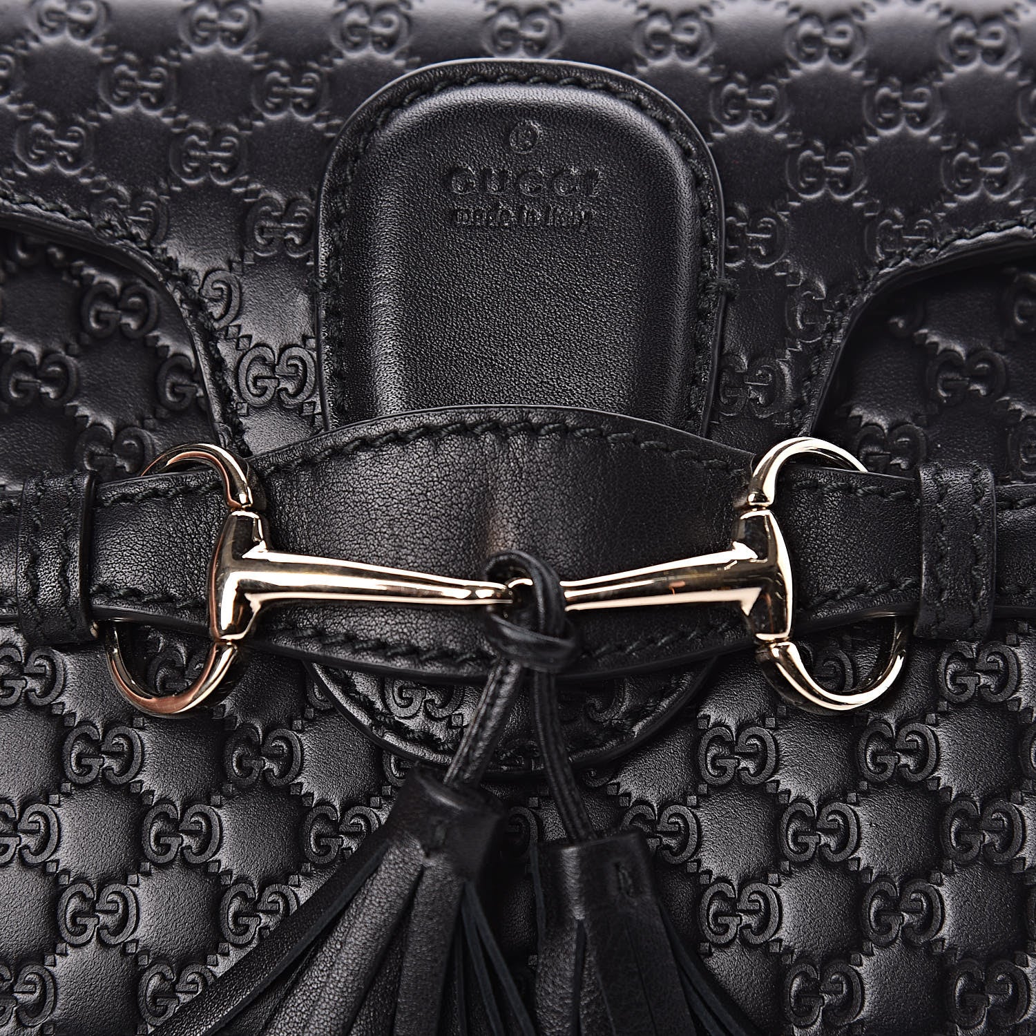 Gucci Microguccissima Mini Emily Shoulder Bag Black 11 of 12