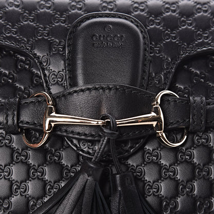 Gucci Microguccissima Mini Emily Shoulder Bag Black 11 of 12