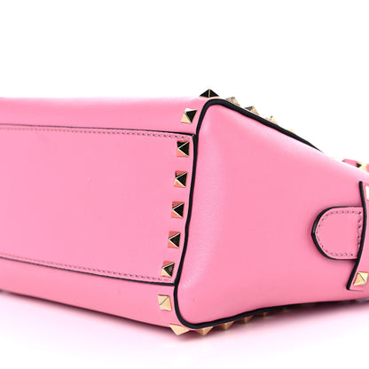 Valentino Garavani Vitello Mini Rockstud Double Handle Tote Ninphea 8 of 9