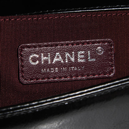Chanel Calfskin Medium Boy Chained Flap Black 7 of 8