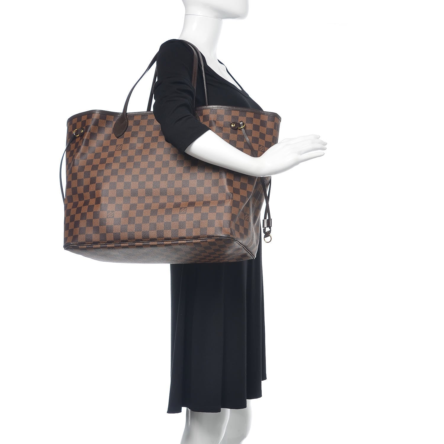 Louis Vuitton Damier Ebene Neo Neverfull GM 2 of 15