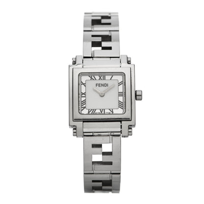 Fendi Stainless Steel 24mm Quadro Quartz Watch 1 of 7
