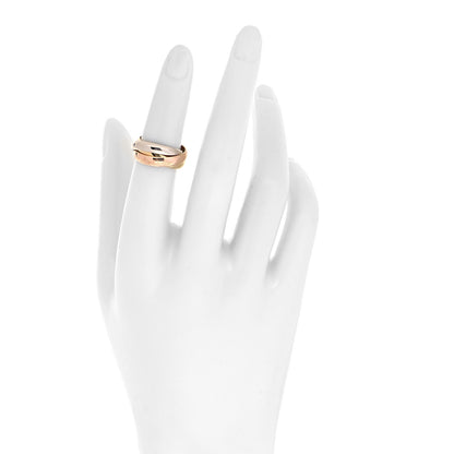 Cartier 18K Pink Yellow White Gold Classic Les Must De Cartier Trinity Ring 49 4.75 2 of 5