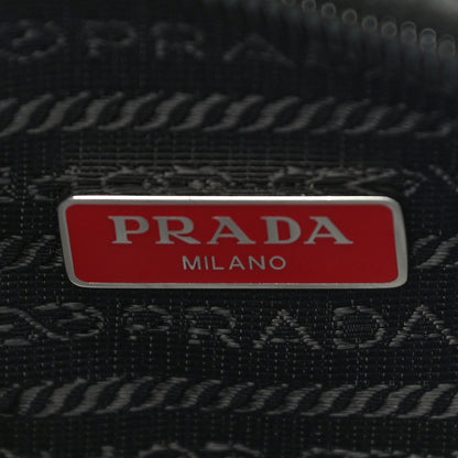 Prada Tessuto Nylon Saffiano Lunar New Year Mini Re-Edition 2000 Bag Black Fuoco 6 of 9