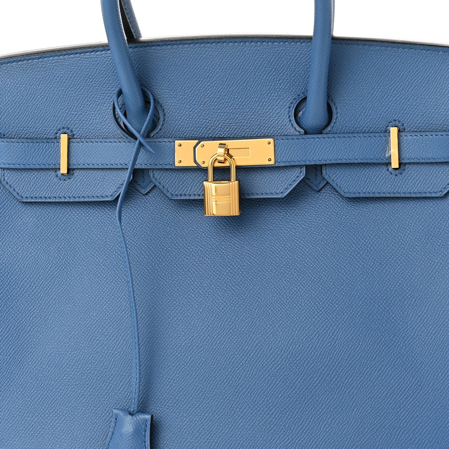 Epsom Birkin 35 Bleu Agate