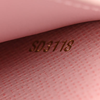 Louis Vuitton Damier Azur Victorine Wallet Rose Ballerine 7 of 13