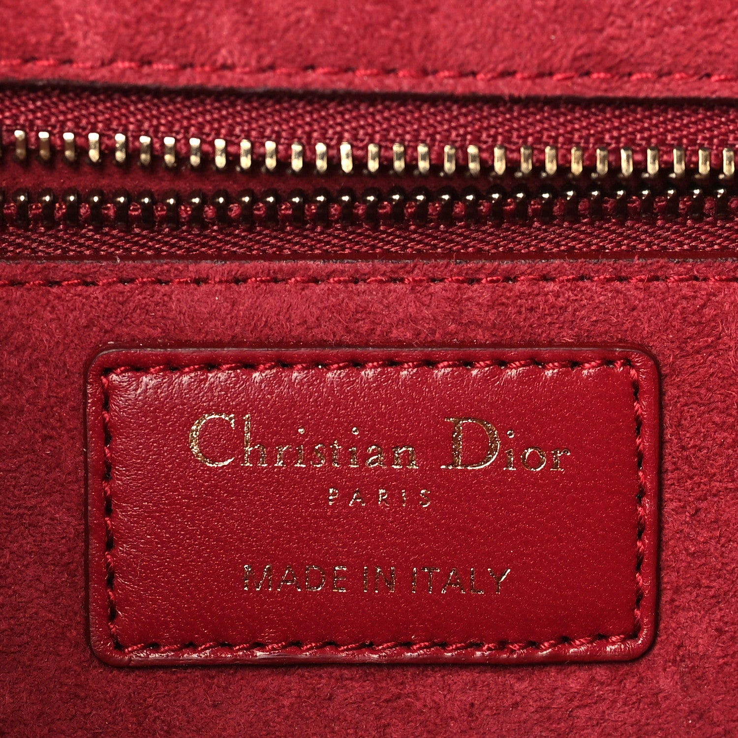 Christian Dior Lambskin Cannage Small Dioraddict Flap Bag Red 6 of 8