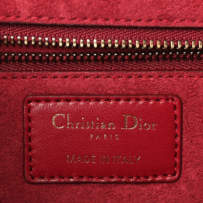 Christian Dior Lambskin Cannage Small Dioraddict Flap Bag Red 6 of 8