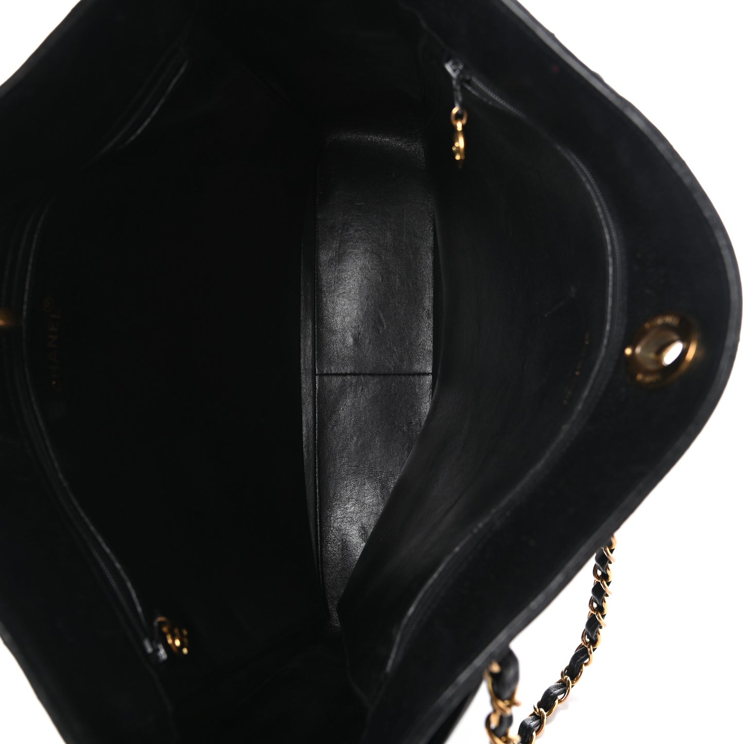 Caviar Quilted CC Shoulder Bag Black