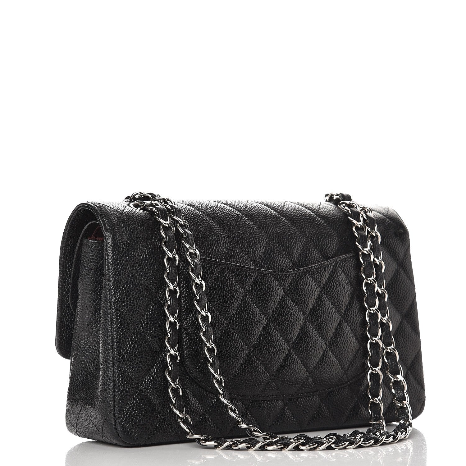 Chanel Caviar Quilted Medium Double Flap Black 4 of 9