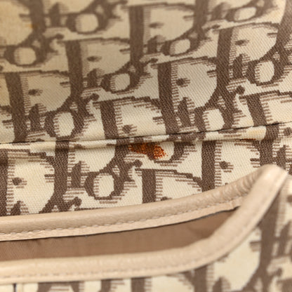 Christian Dior Monogram Vintage Flowers Saddle Bag Beige 11 of 14