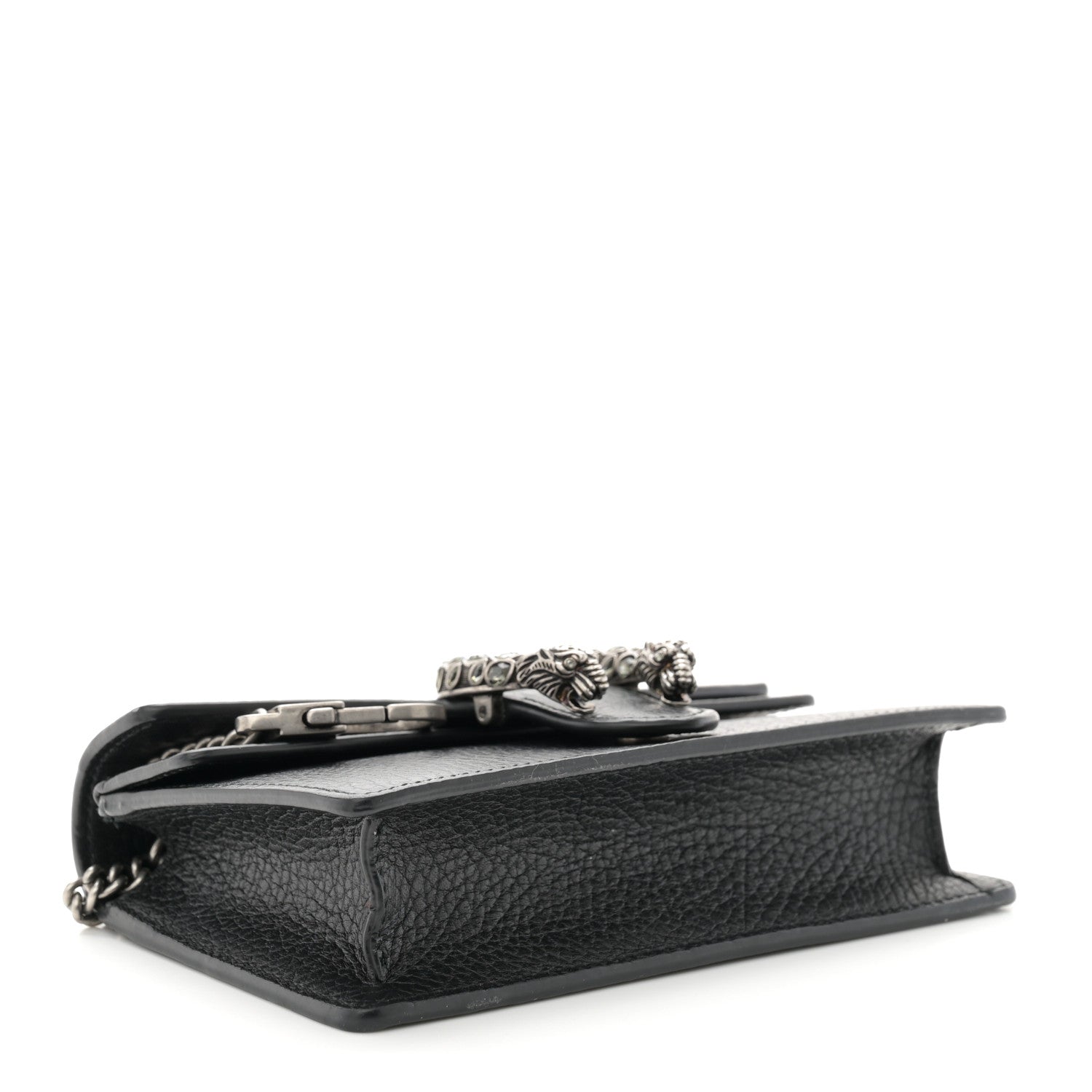 Gucci Calfskin Super Mini Dionysus Shoulder Bag Black 4 of 10
