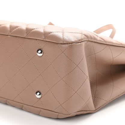 Chanel Caviar Quilted Large Shopping Tote Dark Beige 10 of 10