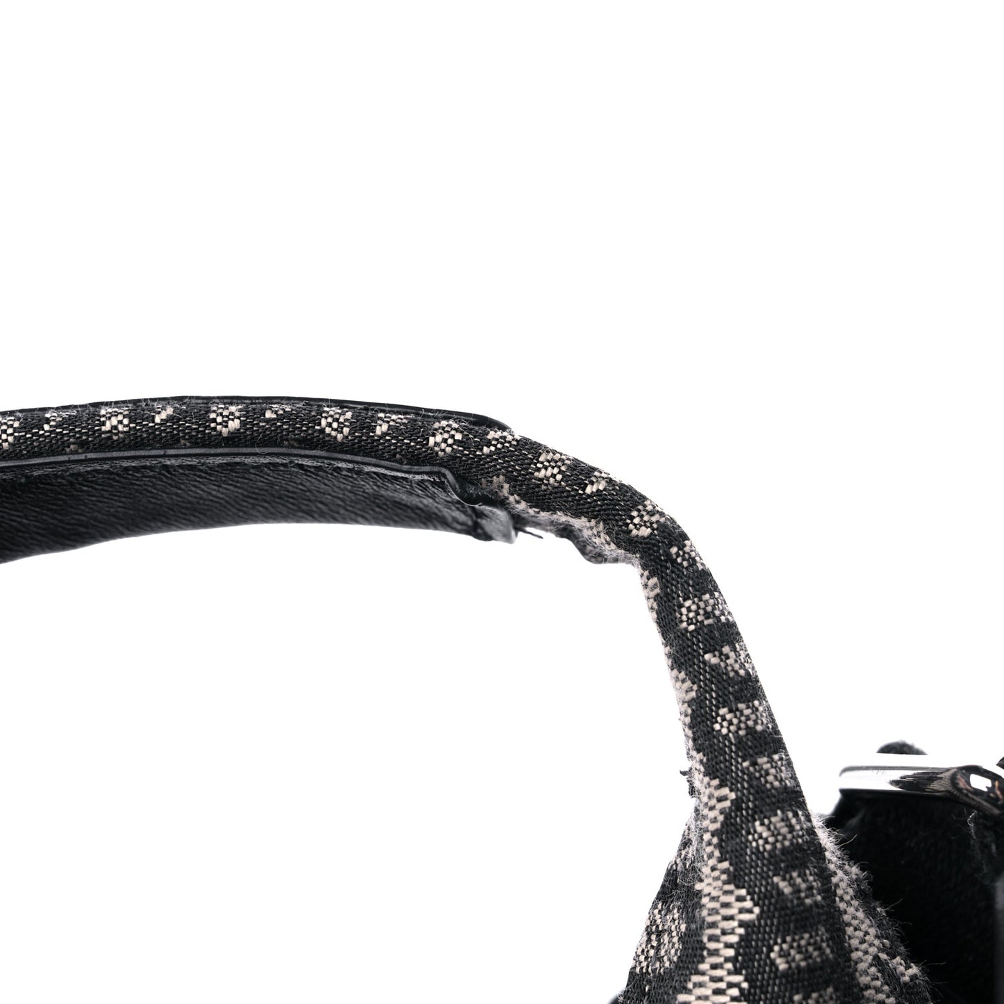 Cotton Jacquard Monogram Mini The Traveler Tote Bag Beige Multicolor