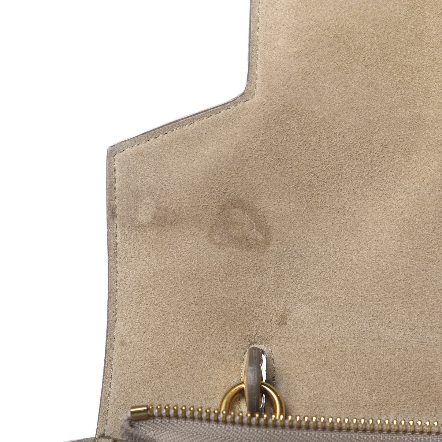 Grained Calfskin Mini Belt Bag Light Taupe