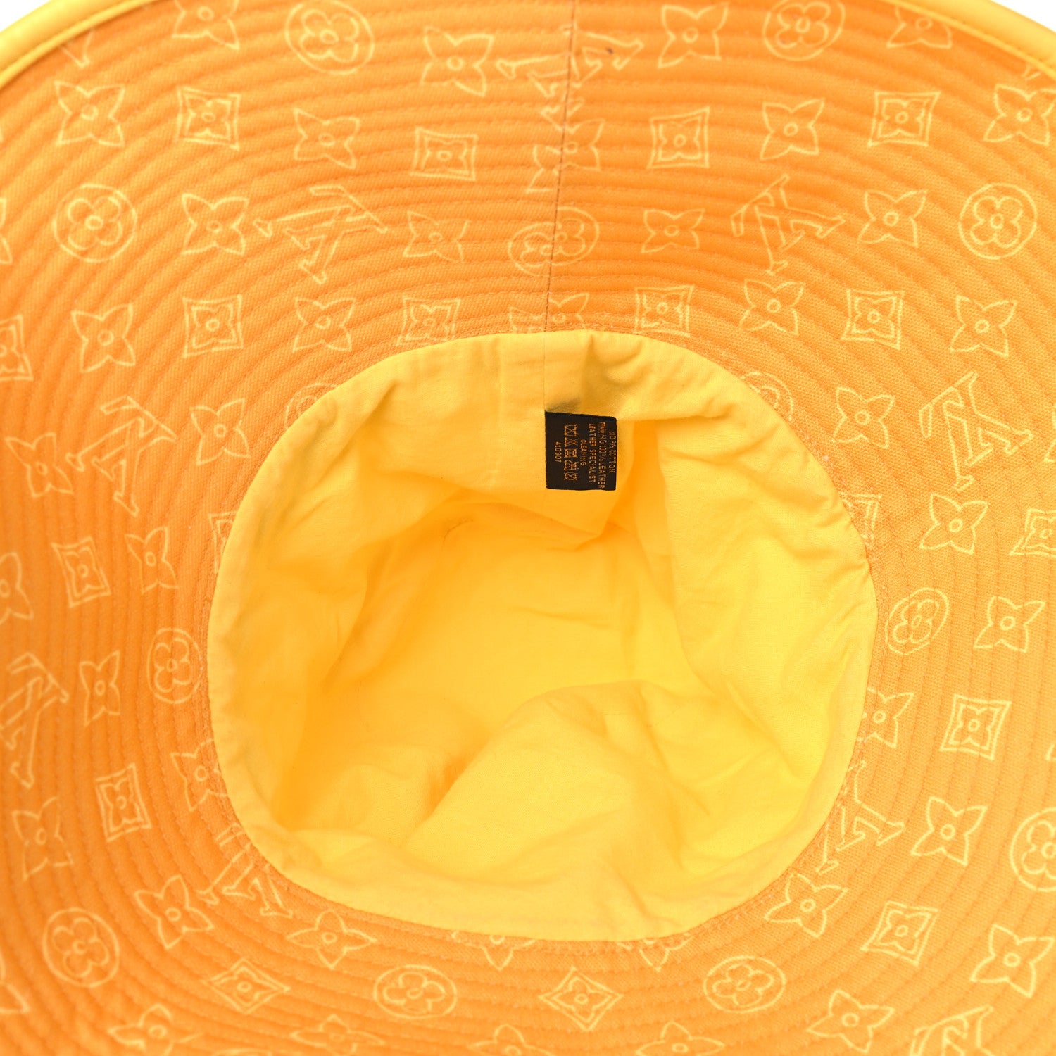 Louis Vuitton Canvas Monogram Wide Bucket Hat M 4 of 4