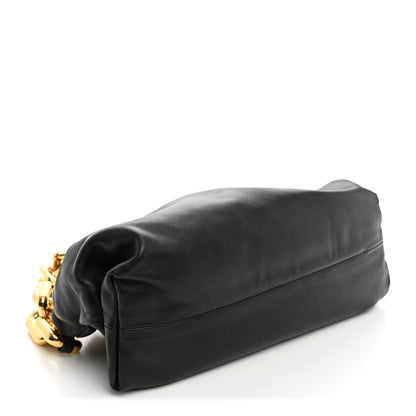 Bottega Veneta Calfskin The Pouch Chain Black 4 of 10
