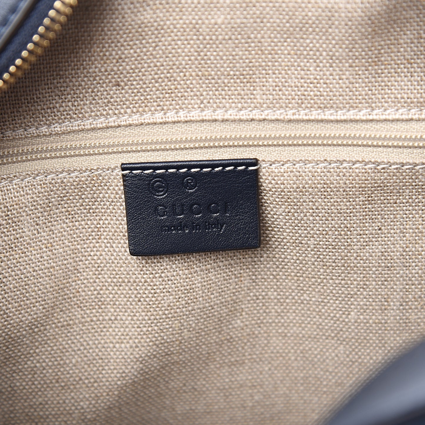 Microguccissima Medium Crossbody Bag Blue