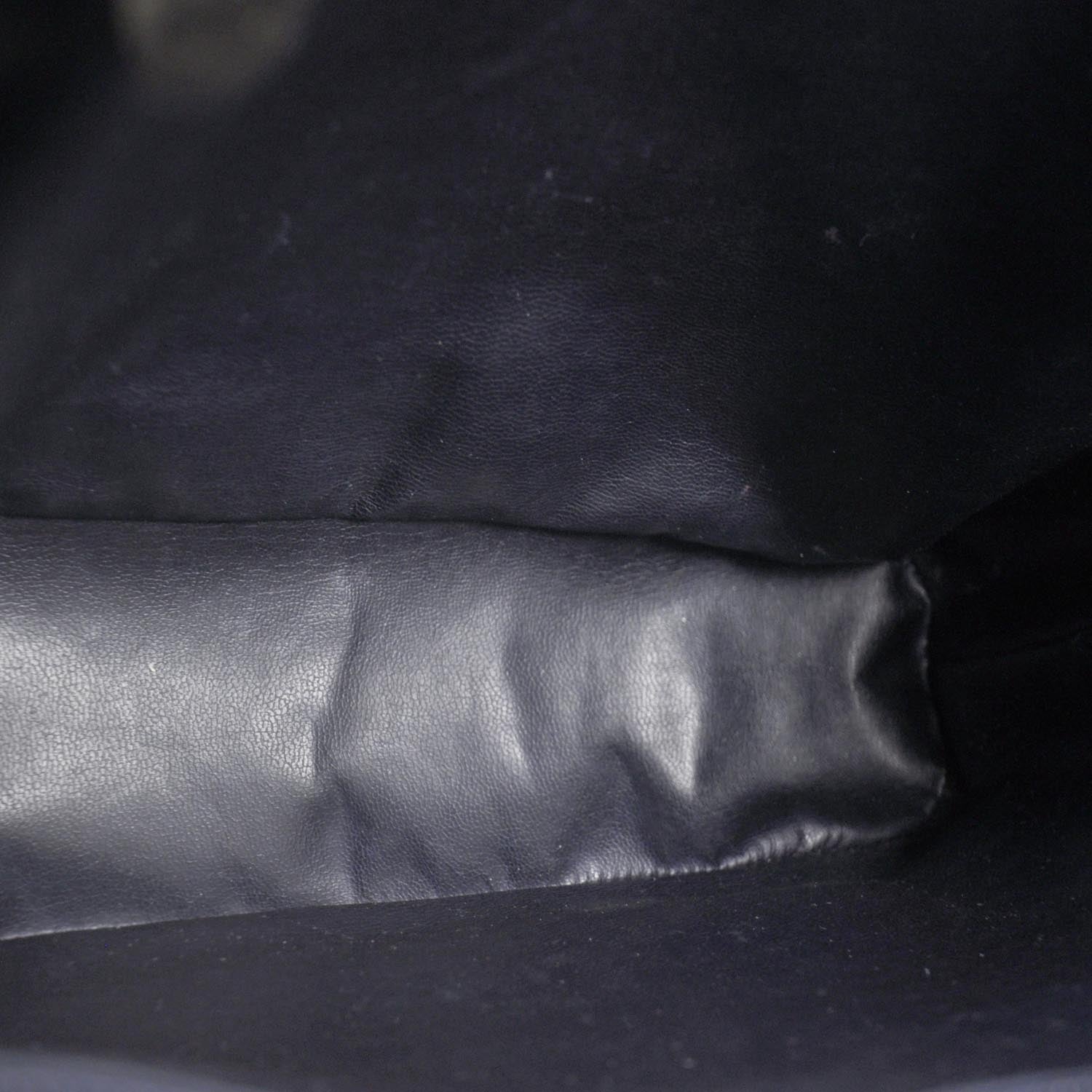 Chanel Lambskin Quilted Shoulder Bag Navy Blue 6 of 9