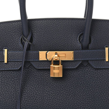 Hermes Togo Birkin 30 Bleu Nuit 10 of 11