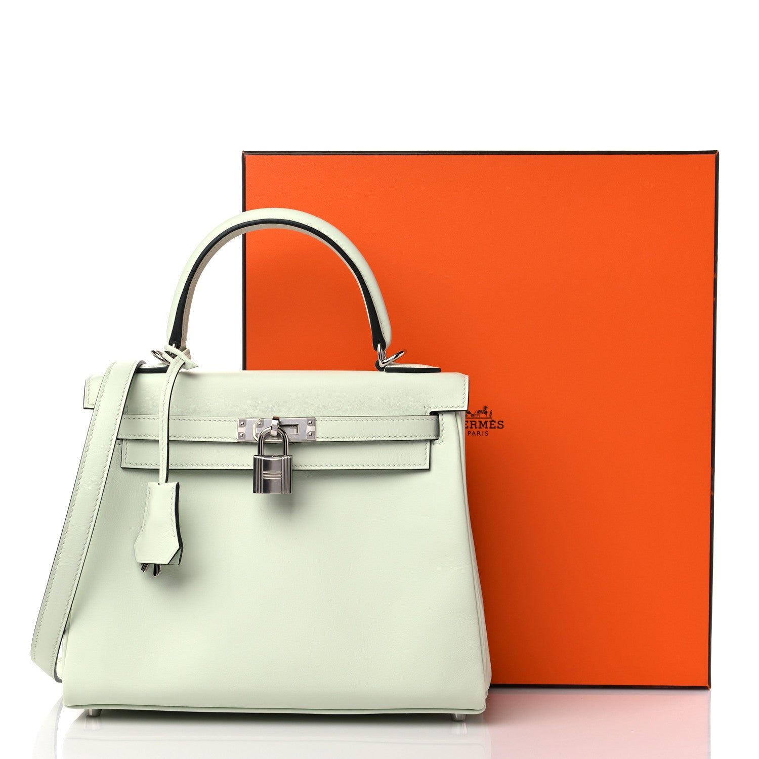 Hermes Swift Kelly Retourne 25 Vert Fizz 10 of 10