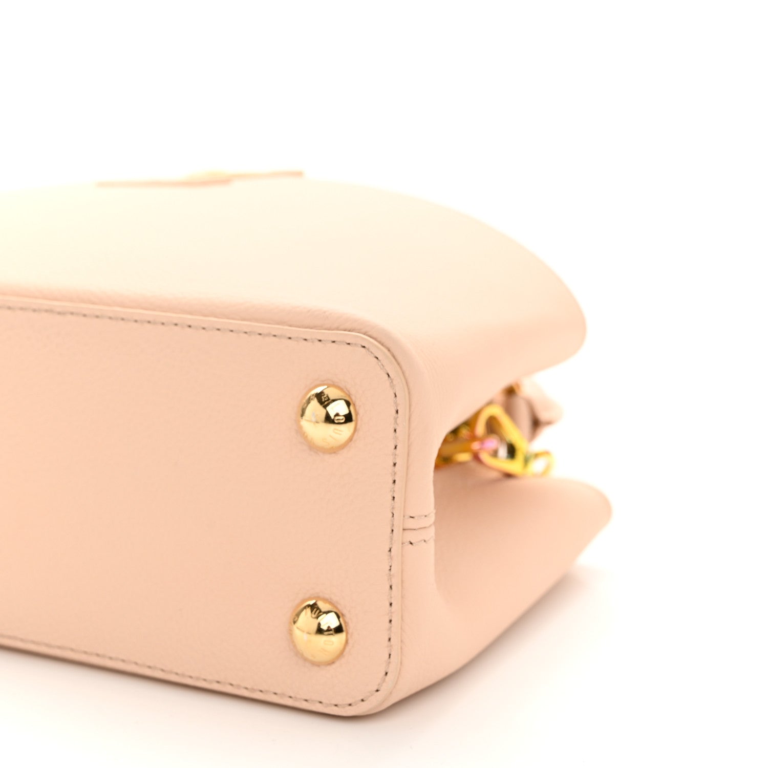 Louis Vuitton Taurillon Capucines East West MM Scarabeo Iridescent Macchiato 9 of 10