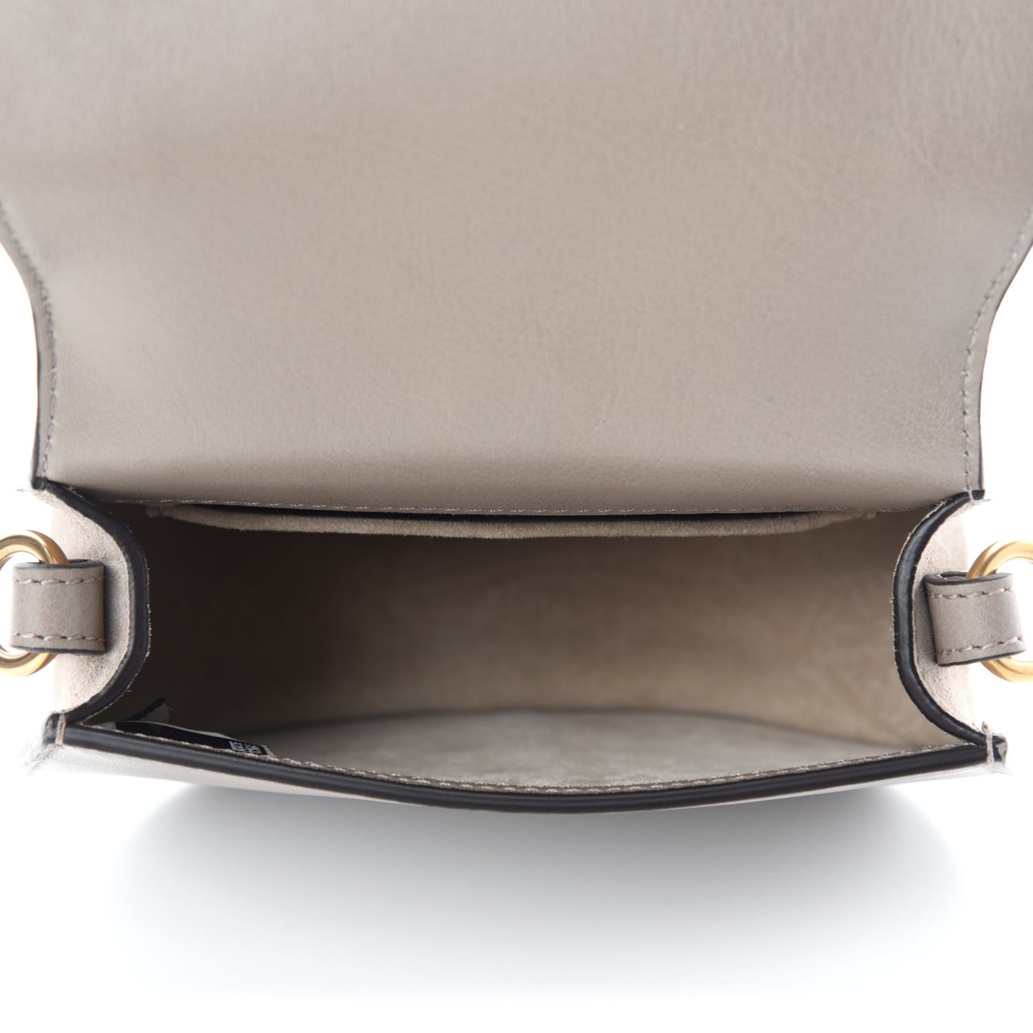 Chloe Calfskin Suede Small Nile Bracelet Bag Motty Grey 5 of 10