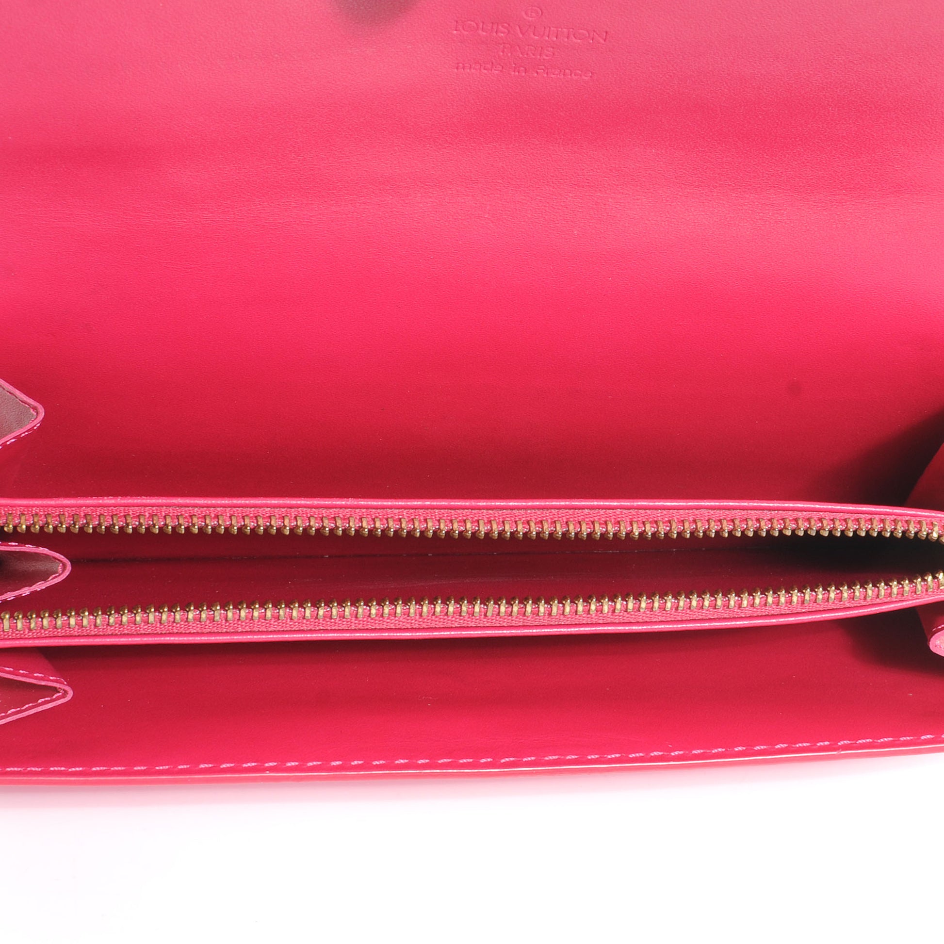 Louis Vuitton Vernis Sarah Wallet Fuchsia 6 of 8
