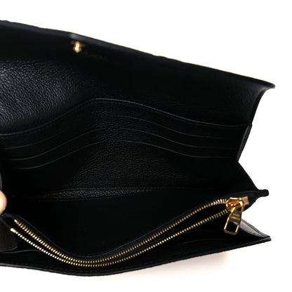 Louis Vuitton Empreinte Sarah Wallet NM Black 5 of 8