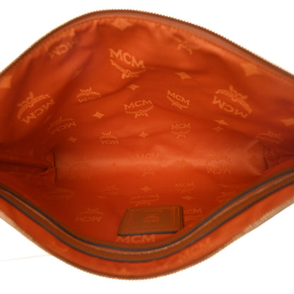 MCM Visetos Mini Pouch Cognac 5 of 8