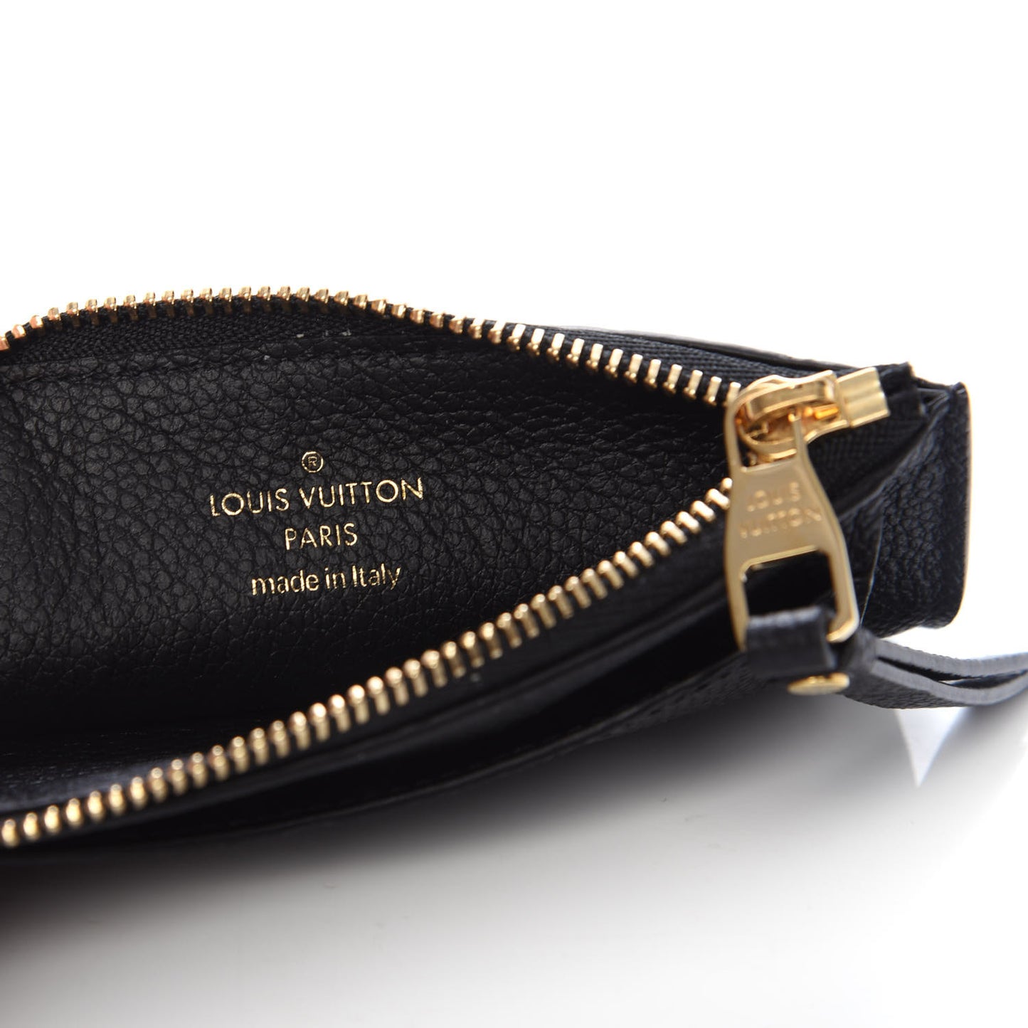 Empreinte Zipper Card Holder Black
