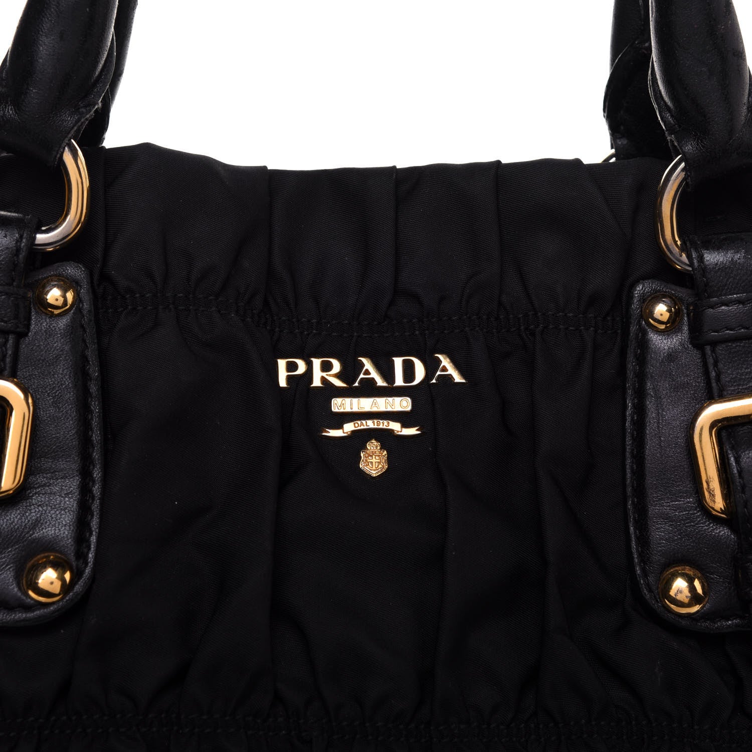 Prada Tessuto Nylon Gaufre Tote Black 11 of 20
