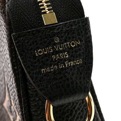 Louis Vuitton Empreinte Monogram Giant Mini Pochette Accessories Black 7 of 7