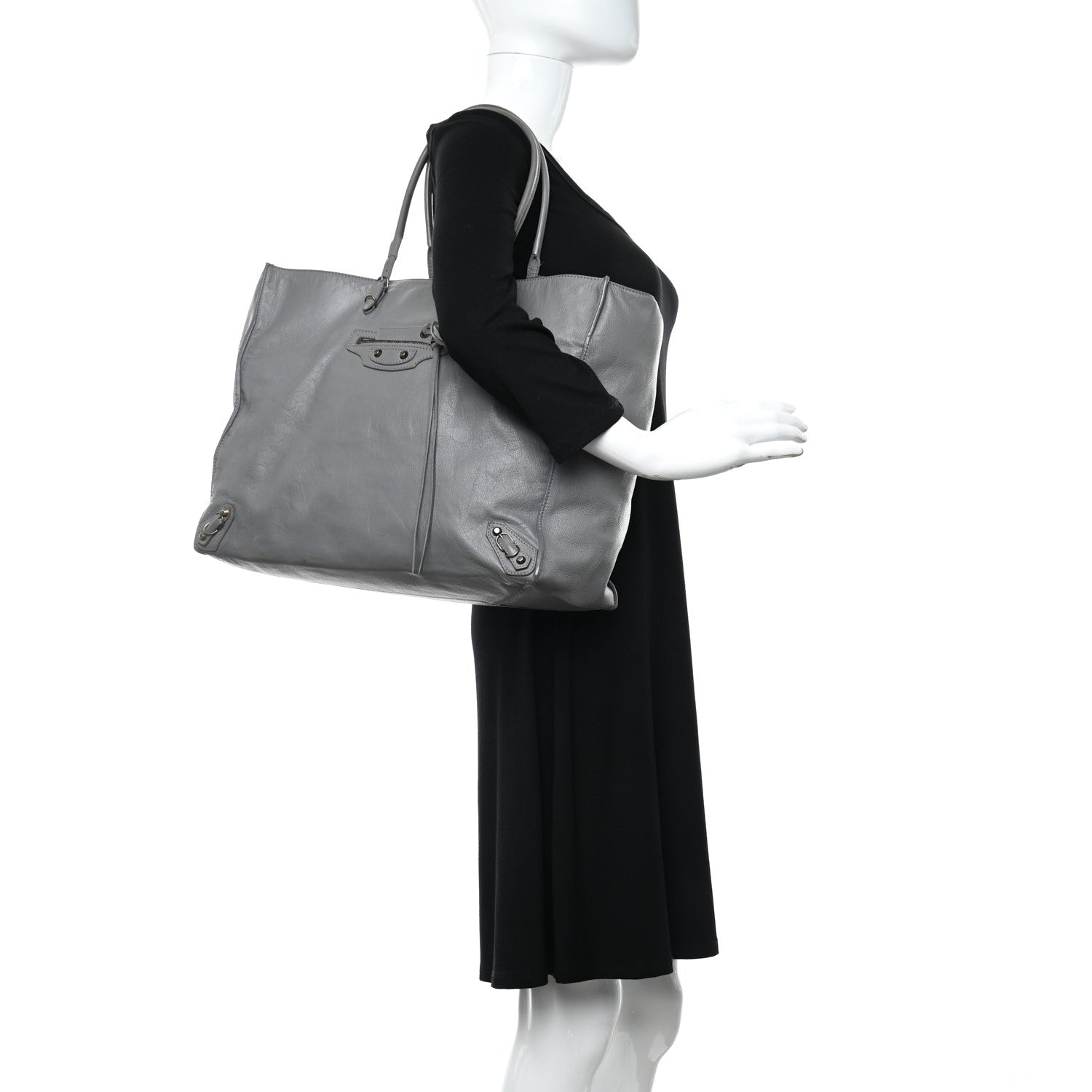 Balenciaga Veau Papier A4 Tote Grey 3 of 17